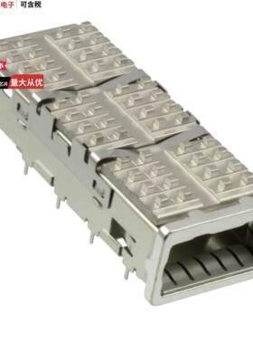 2170395-1连接器 〔CONN QSFP+ CAGE W/HSINK SLD R/A 〕