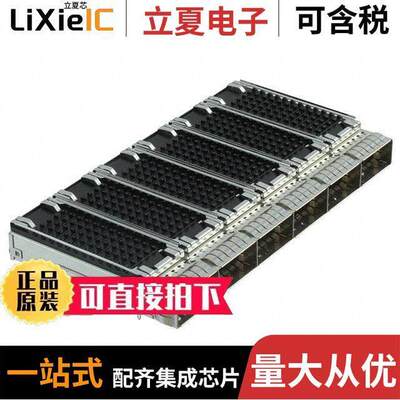 2170707-4连接器 〔CONN QSFP28 CAGE 1X6 W/HSINK R/A 〕