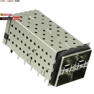 2007417-1连接器 〔CONN SFP+ RCPT W/CAGE 2X2 80P RA 〕