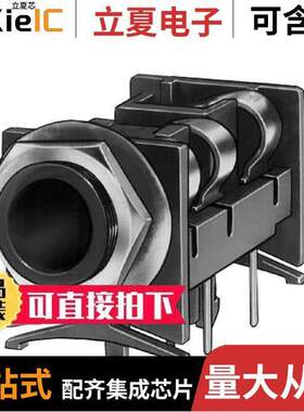 SN49B12B连接器 〔CONN JA【 STEREO 6.35MM R/A 〕