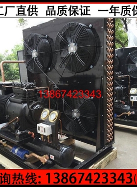 全新谷轮10HP压缩机组 10匹半封闭风冷机组 冷库制冷外机BFS101