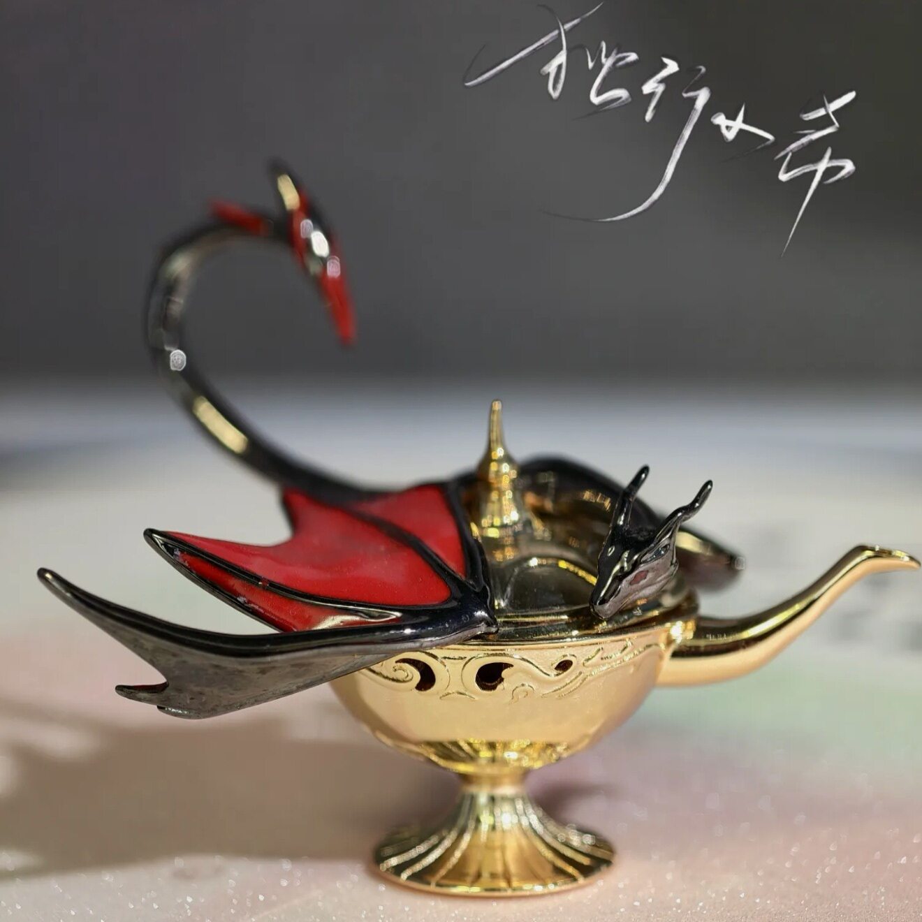 龙灯金属系列迷你小摆件乙游周边3D摆件铜材质互动周边图片