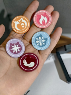 可爱喵喵币二次元金属烤漆游戏实物周边纪念币