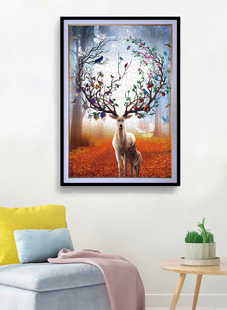 拼图框定制2000片3000片4000片500片1000片异形相框底托盘装 饰画