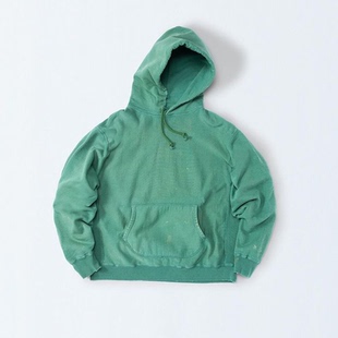 卫衣余文乐水洗浅绿 BOWWOW周年限定联名帽衫 SEA MADNESS
