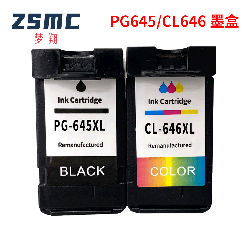 梦翔适用佳能PG645 CL646墨盒 MG2560 TS3160 3166 TS3165打印机