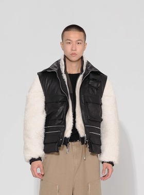 NIIPLICITY 24FW 多口袋金属拉链功能马甲