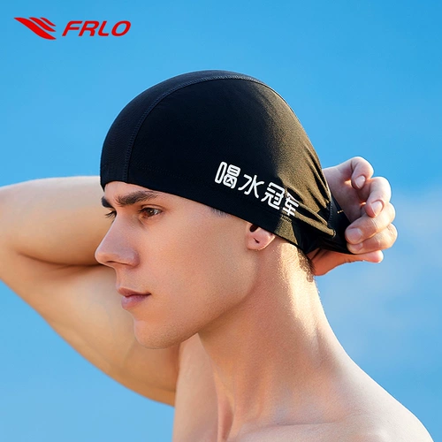 Плавательная шапочка, большая кепка, эластичная комфортная ткань для плавания
