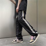 冲推！vibe高街风金织带垂感裤潮男休闲裤903-EK85-P55控68，男装休闲裤，星座903