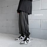 推荐条纹运动束脚裤潮男学生卫裤休闲裤子903-DK39-P55控69，男装休闲裤，星座903