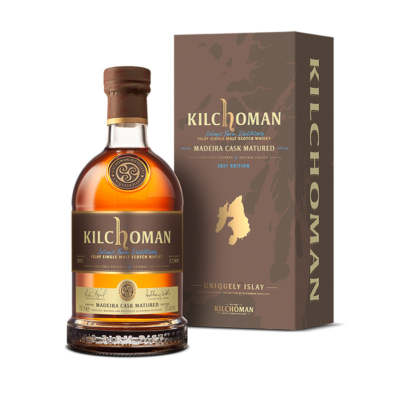 kilchoman齐侯门马德拉桶单一纯麦威士忌苏格兰进口洋酒700ml瓶装