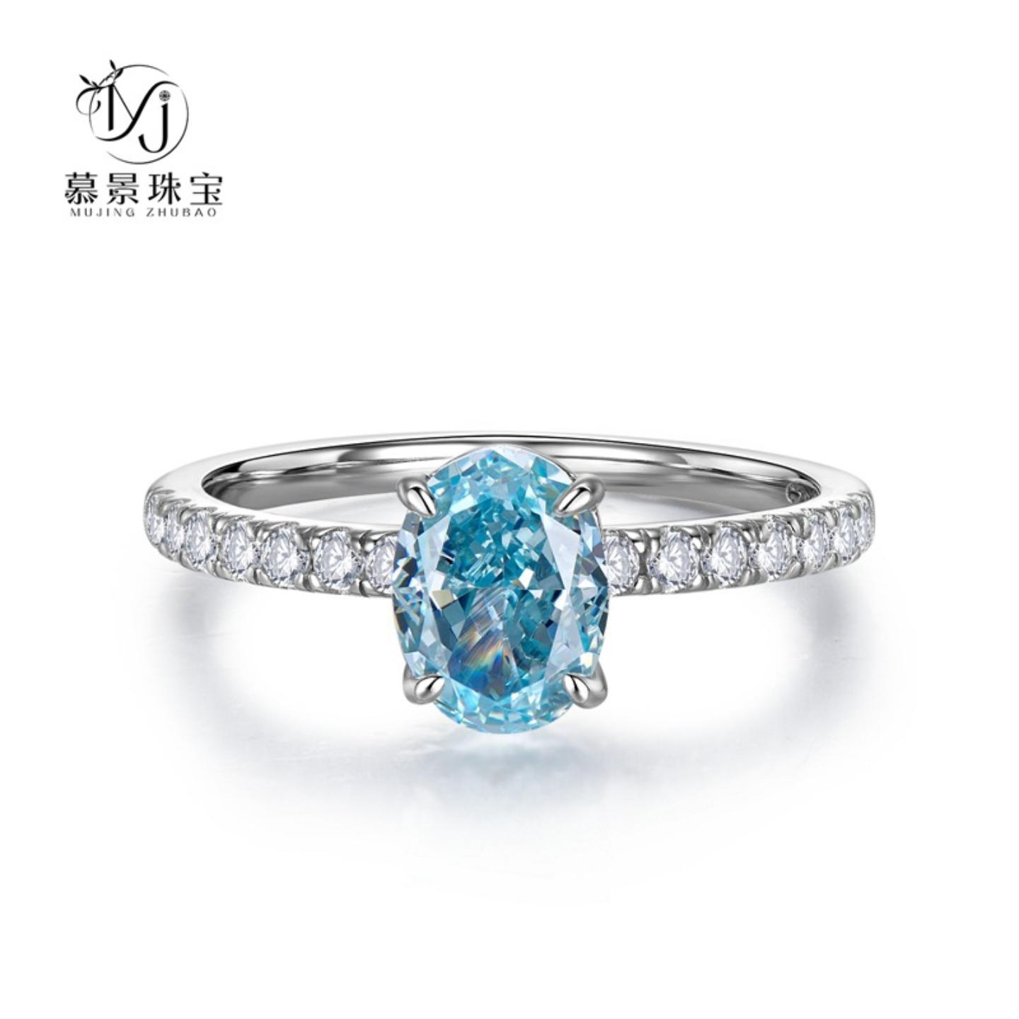 慕景珠宝2023新款925银高碳钻