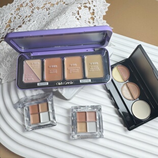 girlscrush全能五色遮瑕盘小样遮盖泪沟斑点润GC遮瑕膏免费试色