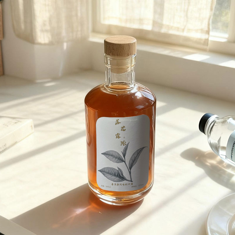 普洱茶风味利口酒 酸酸甜甜 柠檬茶的感觉  12度  500ml
