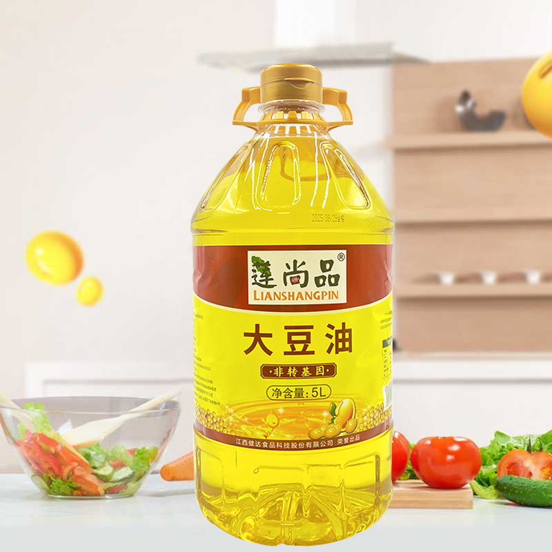 莲尚品大豆油5L非转基因物理压榨食用油