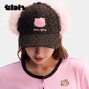 tbh野兽派家居Hello Kitty毛绒棒球帽防晒帽子休闲户外男女遮阳帽