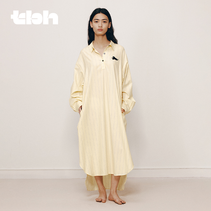 tbh野兽派家居黑豹天丝家居裙