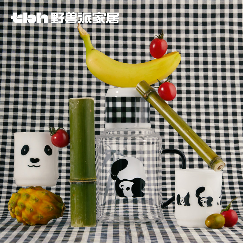 tbh野兽派家居玻璃水壶套装