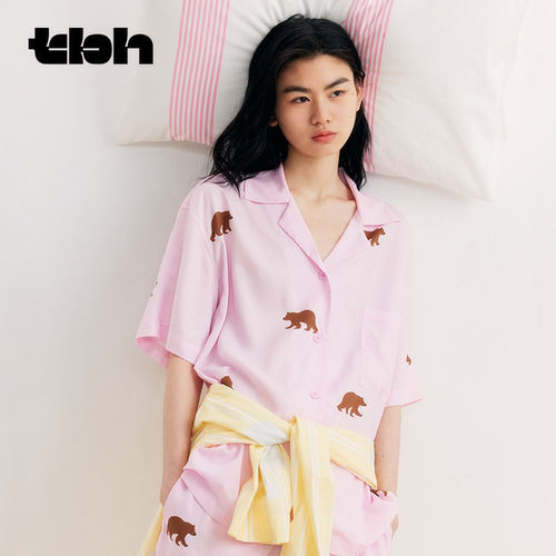 tbh野兽派家居凉感睡衣