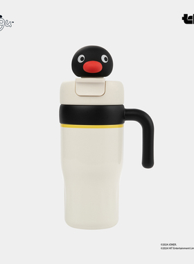 tbh野兽派家居Pingu系列吸管造型保温杯运动水壶水杯不锈钢保冷杯