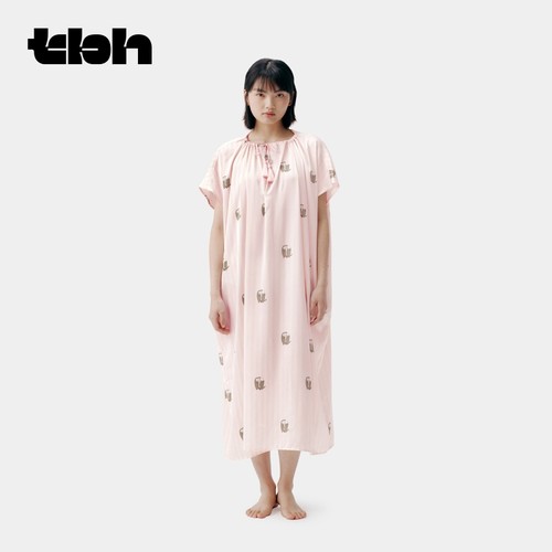 tbh野兽派家居星光缎家居裙