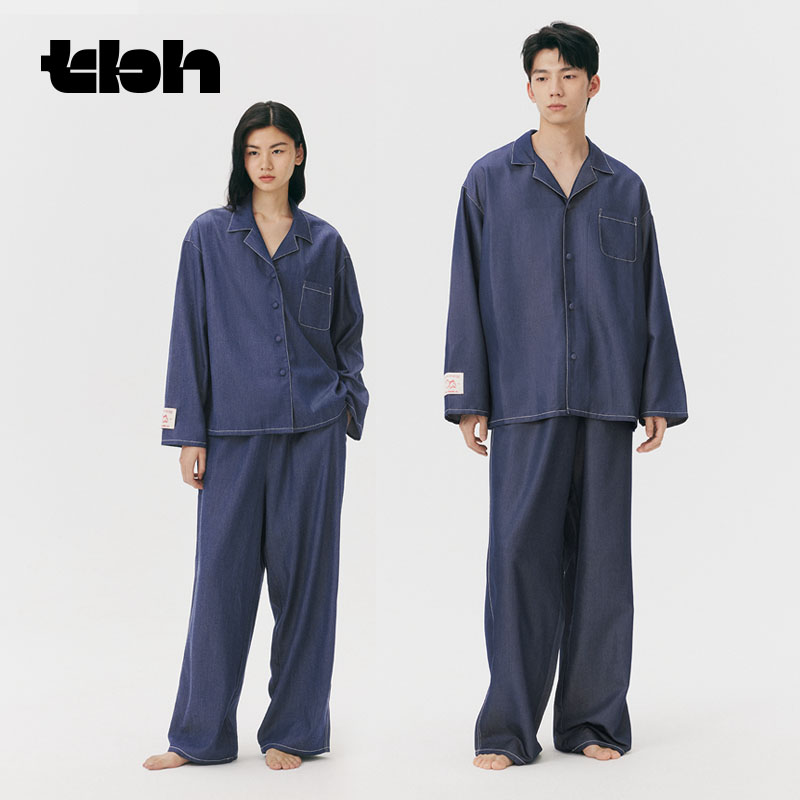 tbh野兽派家居天丝棉牛仔家居服
