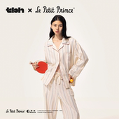 tbh野兽派家居小王子梦想家天丝棉家居服套装 四季 可外穿情侣睡衣