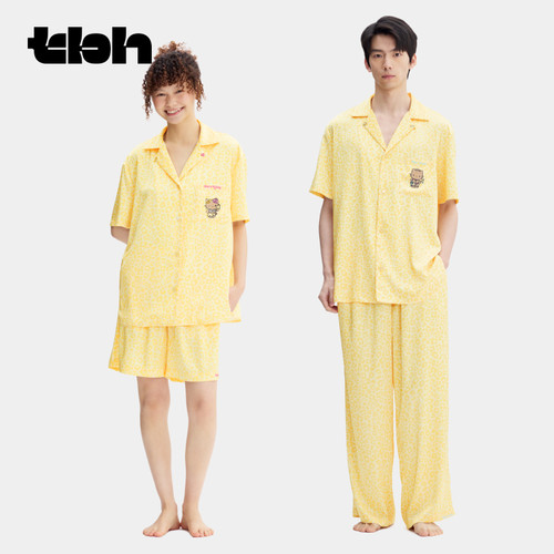 tbh野兽派星光缎家居服