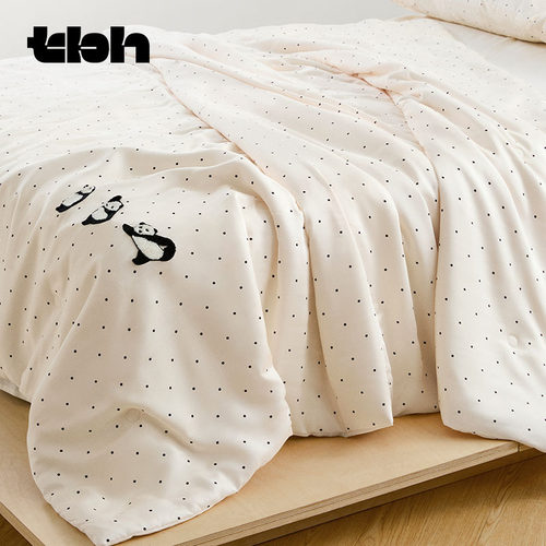 tbh野兽派家居熊猫嘭嘭再生纤维夏被可机洗被子凉感空调被夏凉被