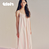 tbh野兽派家居都市野兽海獭水柔棉吊带睡裙女士家居服全棉睡衣夏