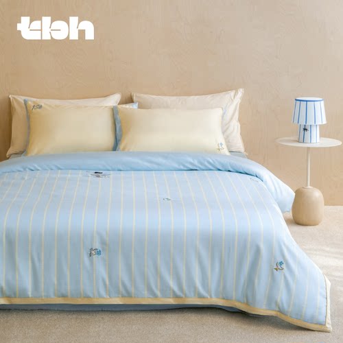 tbh野兽派家居天丝满绣套件