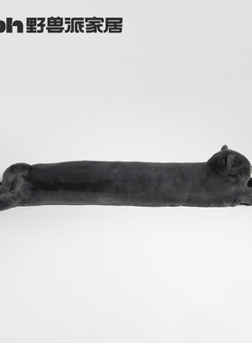 tbh野兽派家居懒蓝猫长条抱枕夹腿靠垫沙发腰枕送人礼物