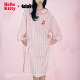 tbh野兽派家居三丽鸥Hello Kitty天丝棉家居睡裙可外穿长袖 睡衣女