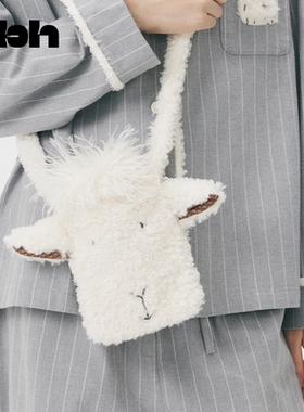 tbh野兽派家居人造羊毛立体羊崽小包斜挎包单肩包手机包