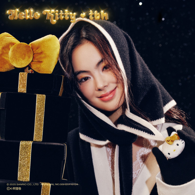 tbh野兽派羊绒针织三角巾