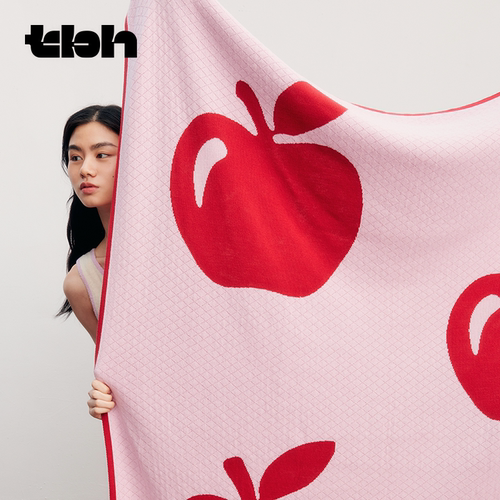 tbh野兽派家居提花针织毯