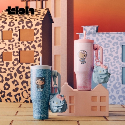 tbh野兽派家居Hello Kitty巨无霸保温吸管杯水杯不锈钢保冷杯