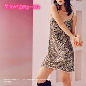 tbh野兽派家居三丽鸥Hello Kitty真丝吊带裙可外穿睡衣家居服睡裙