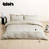 tbh野兽派家居床上四件套都市野兽黑豹天丝印花凉感丝滑床品套件