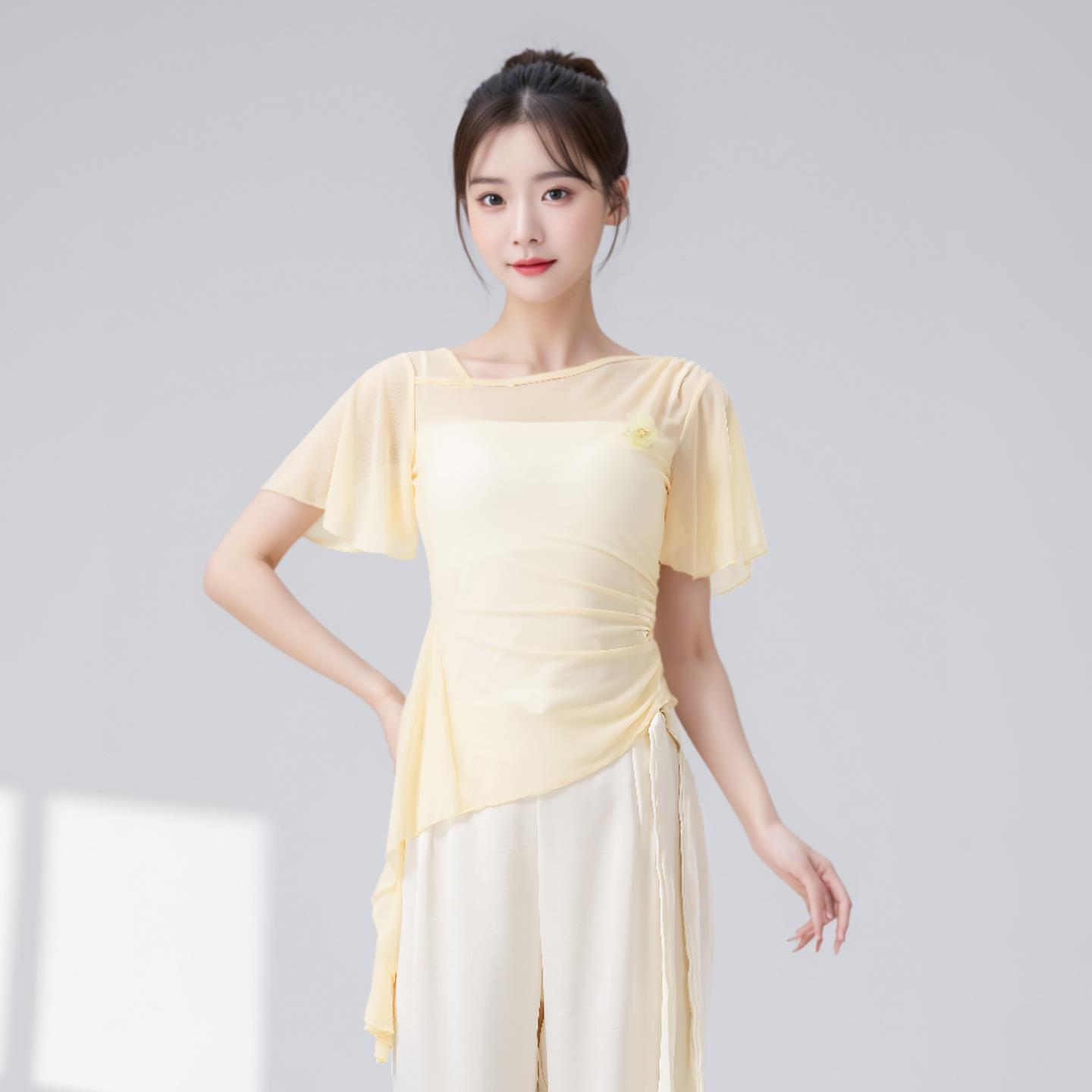 GTD古典舞服装女飘逸短袖