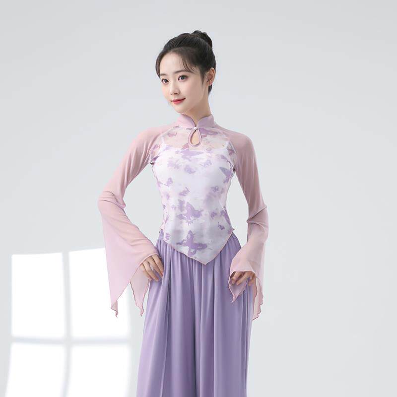 古典舞服装小个子练功仙气舞蹈服图片