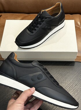 Brion跨境轻奢潮流男鞋2025四季新款真皮商务时尚休闲透气男士鞋