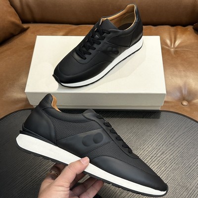 Brion跨境轻奢潮流男鞋2025四季新款真皮商务时尚休闲透气男士鞋