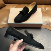 Piana大码 乐福鞋 百搭男码 Loro 流苏休闲男鞋 英伦一脚蹬春秋反绒