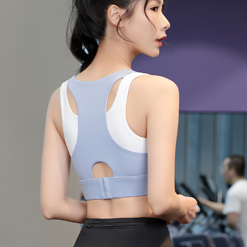 布米拉运动健身防震内衣背心女