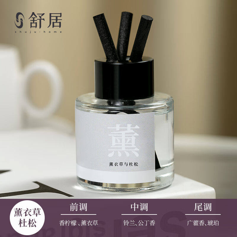 舒居车载香薰（三瓶装）房间卧室厕所空气清新剂家用室内持久150M