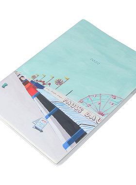 【特惠3折】MARKS 2022年手帐EDiT松本诚次插画合作款B6一日一页A5笔记型周记日程本商务工作记事手账本