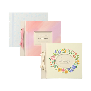 marks Decora系列DIY拼贴相册花环水彩可书写活页替芯薄膜粘贴型相册补充替芯生活拍照纪念册附赠贴纸