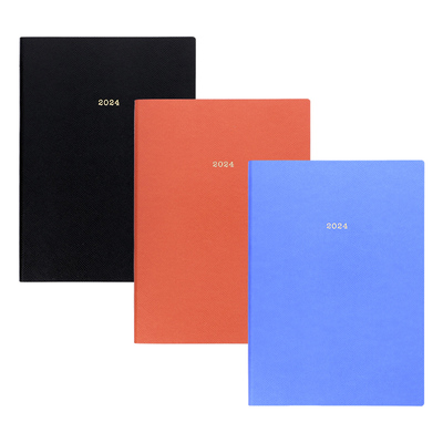 【特惠5折】日本MARK'S2024年EDiT蜥蜴纹PU皮周记手帐笔记本A