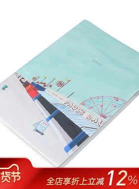 【特惠3折】MARKS 2022年手帐EDiT松本诚次插画合作款B6一日一页A5笔记型周记日程本商务工作记事手账本